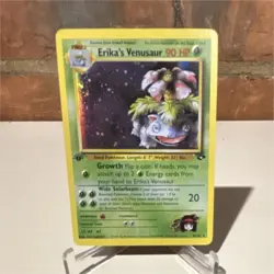 Pokemon Erika's Venusaur Gym Challenge 1st Edition Holo Rare 4/132 90HP - Image 1