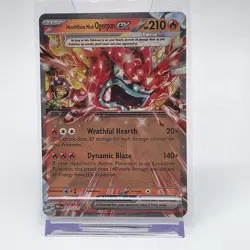 Pokemon Hearthflame Mask Ogerpon ex 017/131 Twilight Masquerade Double Rare Holo - Image 1