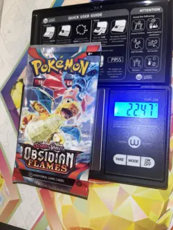 VERY HEAVY! 22.47Gram Obsidian Flames Pokemon TCG Factory Sealed Booster Pack!!! - Image 1