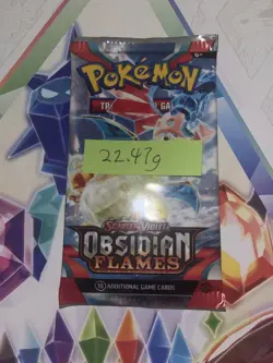 VERY HEAVY! 22.47Gram Obsidian Flames Pokemon TCG Factory Sealed Booster Pack!!! - Image 2