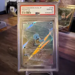 2023 Pokemon SV2a JP Squirtle Art Rare PSA 10! - Image 1