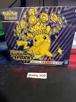 Pokemon TCG Scarlet & Violet Surging Sparks Elite Trainer Box Factory Sealed - Image 1