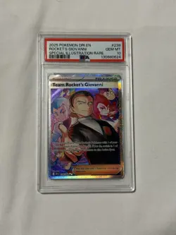 Team Rocket’s Giovanni 238/182 PSA 10 Pokemon SV Destined Rivals 2025 - Image 1