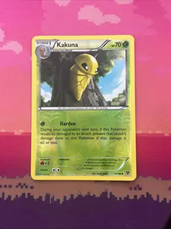 Pokemon Card Kakuna XY Base Set Reverse Holo 4/146 Near Mint - Image 1