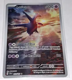 Latios 203/191 Illustration Rare Pokemon Sv08: Surging Sparks Holo - Image 2