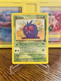 Pokemon TCG JUNGLE Venonat 63/64 WOTC Near Mint Unlimited Vintage - Image 1