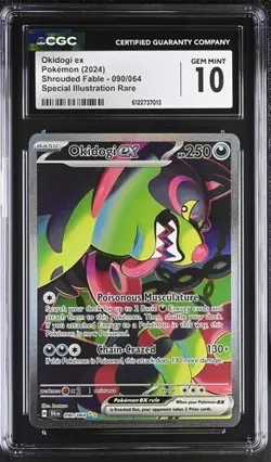 Okidogi ex 090/064 SIR - CGC Gem Mint 10 - Shrouded Fable - Pokemon TCG 2024 - Image 1