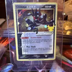 Pokemon TCG Greninja Star SWSH144 - Celebrations Black Star Promo - Sealed - Image 1
