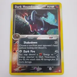 Dark Houndoom 5/109 Holo Rare Pokemon 2004 EX Team Rocket Returns MP - Image 1