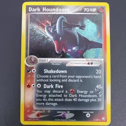 Dark Houndoom 5/109 Holo Rare Pokemon 2004 EX Team Rocket Returns MP - Image 4