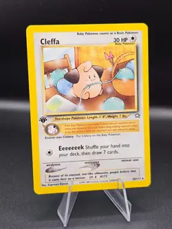 1st Edition Cleffa 20/111 - Neo Genesis - Pokemon TCG Non Holo Rare - NM/LP - Image 1