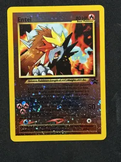 Pokemon TCG Entei 34/53 Wotc Promo Basic 80 HP Reverse Holo Promo English - Image 1