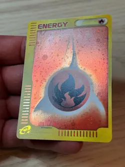 Pokemon Fire Energy Mcdonald's E Pack Holo Promo Japanese Light Play - Image 4