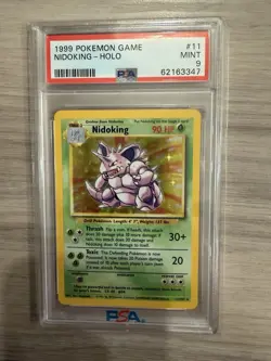 1999 Pokemon Nidoking PSA 9 Mint Holo #11 Base Set - Image 1