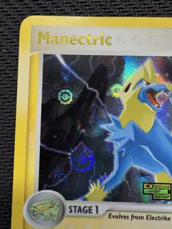 Pokemon TCG Manetric EX Emerald Reverse Holo Stamped Rare 7/106 LP Excellent - Image 2