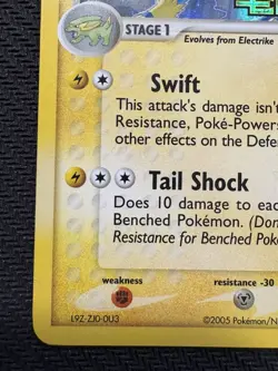 Pokemon TCG Manetric EX Emerald Reverse Holo Stamped Rare 7/106 LP Excellent - Image 5