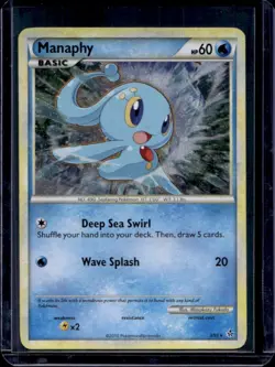 2010 Pokemon HeartGold & SoulSilver Unleashed Manaphy #3/95 - Image 1
