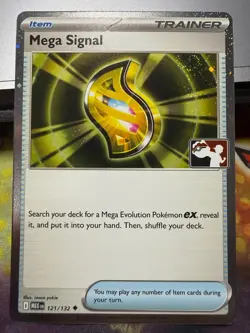 Mega Signal 121/132 Cosmos Holo Pokemon Play! Prize Pack Play Stamp Series 8 - Image 1