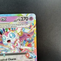 Pokemon TCG Sylveon ex Holofoil 086/191 Double Rare SV08: Surging Sparks LP/NM - Image 2