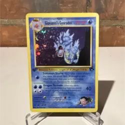 Pokemon Giovanni's Gyarados Gym Challenge 1st Edition Holo Rare 5/132 90HP - Image 1