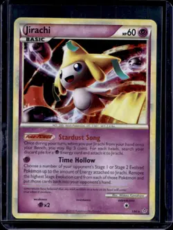 2010 Pokemon HeartGold & SoulSilver Unleashed Jirachi #1/95 - Image 1