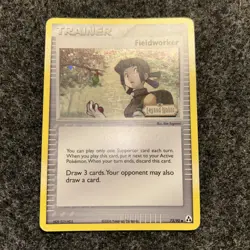 Pokemon TCG Fieldworker EX Legend Maker 73/92 Reverse Holo Stamped - Image 1