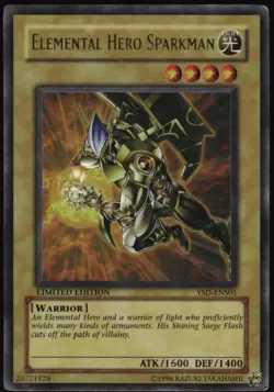 Yu-Gi-Oh! - Elemental Hero Sparkman 2006 YSD-ENS01 Ultra Rare Limited Edition - Image 1