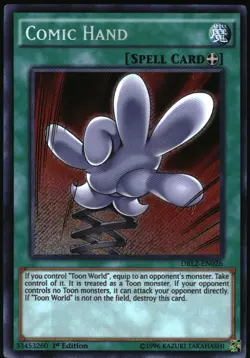 Yu-Gi-Oh! - Dragons of Legend 2 Comic Hand DRL2-EN026 Secret Rare 1st Edition - Image 1
