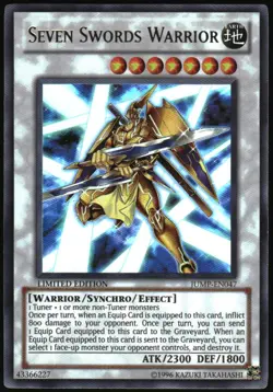 Yu-Gi-Oh! - Seven Swords Warrior 2002 JUMP-EN047 Ultra Rare Limited Edition - Image 1