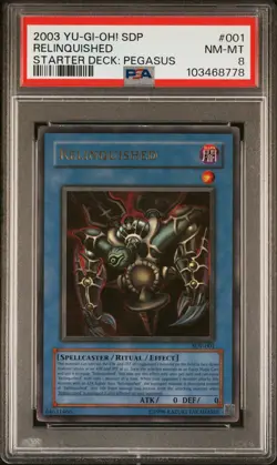 Yu-Gi-Oh! - Relinquished 2003 SDP-001 PSA 8 - Image 1