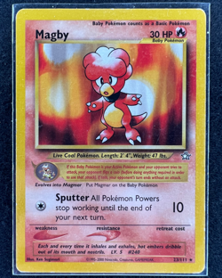 Magby 23/111 - Pokemon Card TCG - Neo Genesis - Regular LP - Image 1