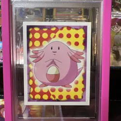 Chansey PSA 10 Pokemon Sticker / Card #113 1999 Merlin GEM MINT ***POP 1*** - Image 4
