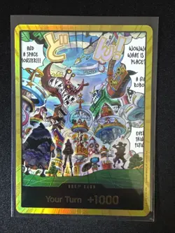 ONE PIECE TCG CARD - Egghead OP14-EB04 Gold Don!! Azure Sea's Seven ENGLISH - Image 1