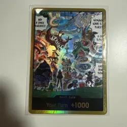 One Piece TCG Egghead Island Gold Don (DON!) OP14-EB04 Azure Sea's Seven English - Image 1