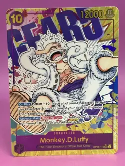 One Piece TCG OP05-119 Monkey D. Luffy Gear 5 Parallel SEC Alt Art English - Image 2