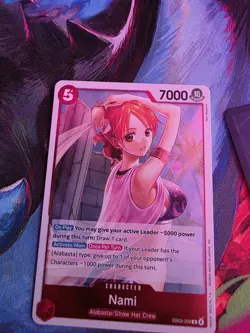 One Piece TCG - Nami ENGLISH EB03-053 HEROINES SR - Near Mint - Image 3