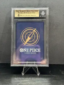 2025 ONE PIECE OP10-118 MONKEY D LUFFY ROYAL BLOOD ALT ART PARALLEL SEC BGS 10 - Image 2