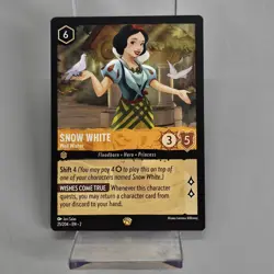 Lorcana Rise of Floodborn Snow White Well Wisher 25/204 Disney Card NM - Image 1