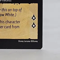 Lorcana Rise of Floodborn Snow White Well Wisher 25/204 Disney Card NM - Image 5