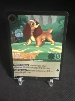 Lady - Decisive Dog 33/204 Reign of Jafar Cold Foil Disney Lorcana TCG - Image 4