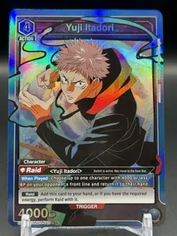 Yuji Itadori JJK-1-040 Union Arena SR Jujutsu Kaisen Vol 2 UEX02BT Alternate - Image 1