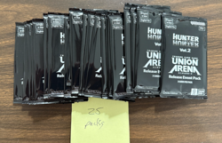 25 Packs lot of Union Arena TCG Hunter x Hunter Release Event English - Image 1