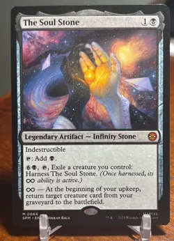 MTG The Soul Stone Legendary Artifact Marvel's Spider-Man Regular Card 0066 - Image 1