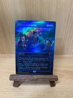 Borderless Foil Season of Weaving - NM - BLB 0283 MTG Magic The Gathering - Image 1