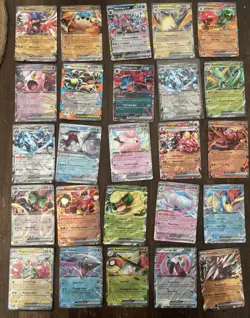 Pokemon 25 Card Lot ex Double Rare - Image 1