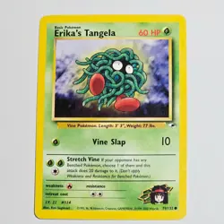 2000 Pokemon Gym Heroes Erika's Tangela 79/132 Unlimited WotC Vintage TCG Card - Image 1