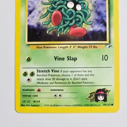 2000 Pokemon Gym Heroes Erika's Tangela 79/132 Unlimited WotC Vintage TCG Card - Image 3