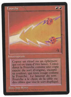 ►Magic-Style◄ MTG - Fork - French Revised FBB - EX+/NM- - Image 1