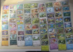 67 Cute Pokemon TCG Card Lot Vulpix, Victini, Shaymin, Staryu, Cyndaquil &More - Image 1