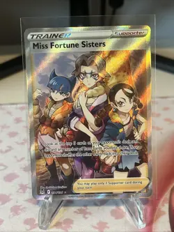 Miss Fortune Sisters Full Art Holo Card 194/196 Swsh11: Lost Origin NM Condition - Image 1